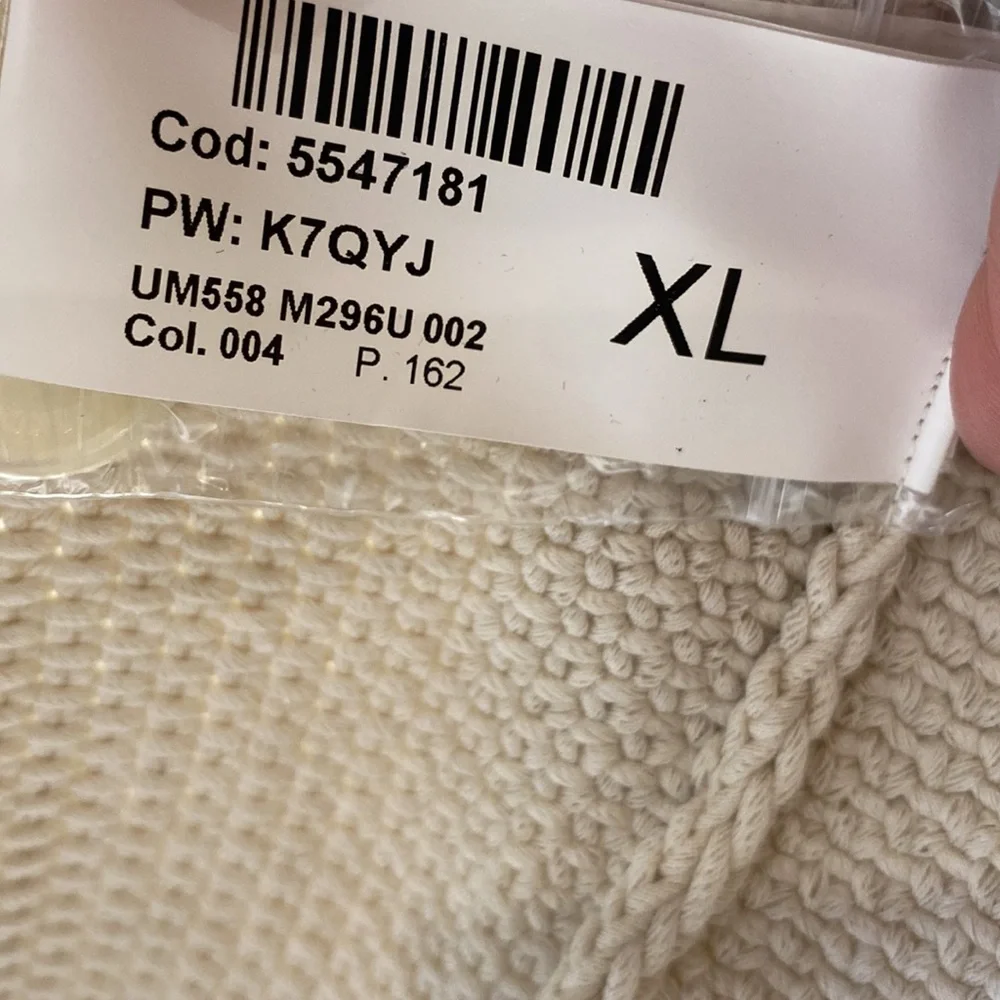 Men’s Cream Color Cardigan / Jacket - Picture 8 of 9